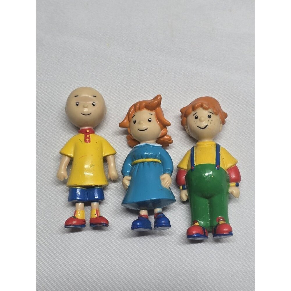 CAILLOU + ROSIE + LEO 2" two inch figures figurines PVC- RARE - Picture 10 of 11
